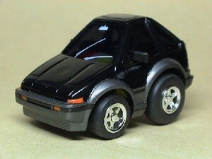 チョロＱ スプリンタートレノ　GTV　AE86　 ブラック/ガンメタ