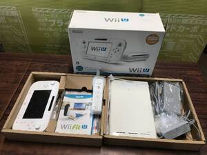 Nintendo WiiU console controller w/box tested 任天堂 WiiU 本体１台 コントローラ1台 箱付 動作確認済 F192D1