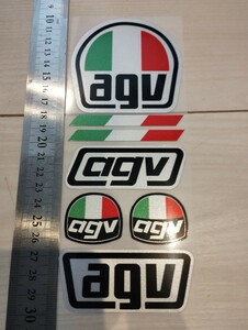 AGVステッカー　バイクステッカー　ヘルメットステッカー　レーシングステッカー　moto motoGP バレンティーノ・ロッシ　VR46 ロッシ　