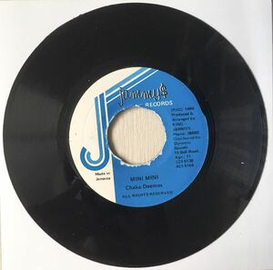 [Hypocrite Riddim] Chaka Demus - Mini Mini / Jammys Reggae Dancehall Foundation / Bob Marley / 45RPM 7インチレコード