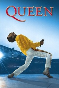 QUEEN クイーン（フレディ・マーキュリー） ポスター〔新品〕 LP-1157