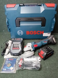 未使用 BOSCH ボッシュ 18V 100ｍｍ コードレスディスクグラインダー　GWS18V-10SC4 PROFESSIONAL