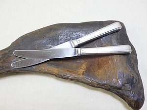 ★フルステンレス ペア ステーキナイフ ② テーブルナイフ★ G387 Full stainless steel pair of steak knives table knife