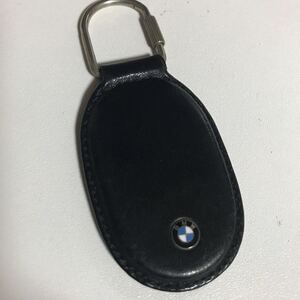 即決　　BMW 純正　キーホルダー　 黒　本革