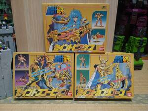 2001年 Bandai Saint Seiya プラモデル - Gold Saints Set スコーピオン / カプリコーン / ピスケス　新品未開封