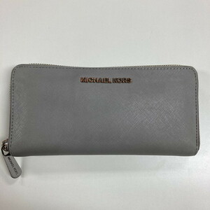 MICHAEL KORS ラウンドファスナー長財布 グレー [jgg]