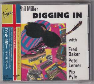 Phil Miller DIGGING IN with Fred Baker, Pete Lemer, Pip Pyle フィル・ミラー　ディッギング・イン Hatfield & The North 