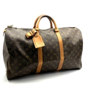 仙4 Louis Vuitton M41416 モノグラム キーポル バンドリエール 50 ボストンバッグ ルイヴィトン LV トラベル 旅行