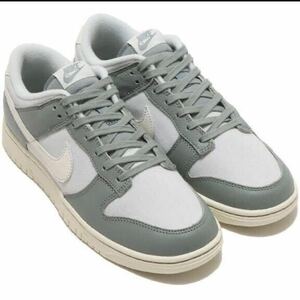 ナイキ ダンク ロー レトロ プレミアム NIKE DUNK LOW RETRO PRM マイカグリーン/フォトンダスト/セイル DV7212-300サイズ27㌢箱付き