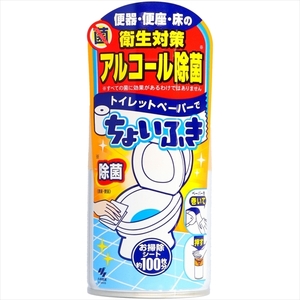 まとめ得 トイレットペーパーでちょいふき 小林製薬 住居洗剤・トイレ用 x [16個] /h