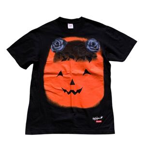 送料込！美品★Yohji Yamamoto×Supreme ヨウジヤマモト×シュプリーム★コラボ パンプキン半袖TシャツS★ブラック★　