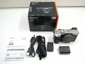 TK1017★SONY 一眼レフカメラ α7C ILCE-7C シルバー ※動作OK 中古現状渡し