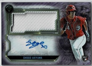 MLB 秋山翔吾 20 Topps triple threads 75枚限定直筆サインジャージカード、RCカードセット