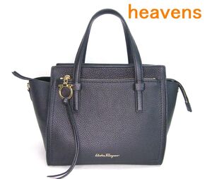 FERRAGAMO フェラガモ 2WAYトートバッグ 21F478/01【新品同様】NERO