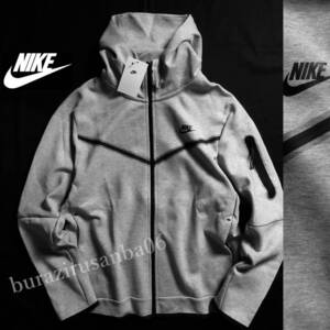 メンズ 2XL◆未使用 定価15,400円 NIKE ナイキ テック フリース フルジップ フーディ ジップアップ パーカー 軽量素材 Tech Fleece CU4490