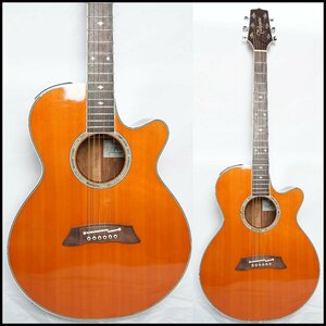 ★TAKAMINE★PT-108 Amber エレアコ 日本製 状態良好 タカミネ HC付★