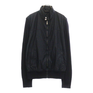 PRADA プラダ Knit switching nylon jacket ニット切替ナイロンジャケット ブラック SMC620 R161 U98