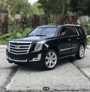 【雑貨雅】WELLY キャデラック エスカレード SUV ダイキャストモデルカー 1:27 スケール・手動プレイ車、金属合金構造 