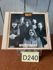 ☆D240 国内盤 再生確認済み♪ WHITESNAKE / THE BEST!　ホワイトスネイク / ザ・ベスト!