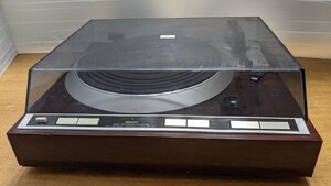 IY2210 DENON DP-37F レコードプレーヤー/ターンテーブル/デノン 通電＆ターンテーブル回転のみ確認OK その他詳細動作未確認 現状品 JUNK