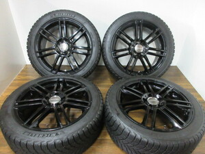 【送料無料・税込み】ユーロテック TW7 18in7.5J+44 5穴PCD112 MI X-ICE3SNOW 225/45R18 M ベンツ W177 Aクラスなど