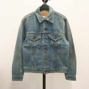 F743 70sビンテージ Levis リーバイス 70505 デニムジャケット USA製■1970年代製 表記40サイズ ブルー Gジャン アメカジ ストリート 古着