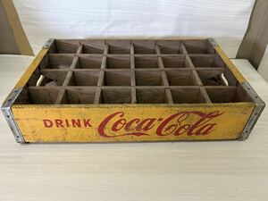 ★162 コカコーラ コーラ 木箱 ボトルケース 当時物 昭和レトロ アンティーク Coca 