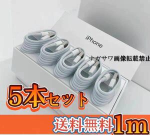 5本セットiPhone 充電ライトニングケーブル