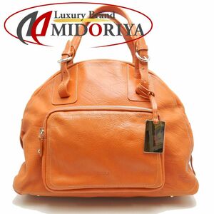 フルラ Furla レザー ミニボストンバッグ レザー オレンジ / 250809【中古】