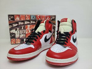 NIKE ナイキ 美品 AIR JORDAN 1 HIGH CHICAGO エアジョーダン1 ハイ シカゴ 1994年 レトロ デットストック 26.5cm 極上 スニーカー