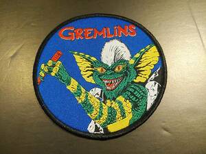 グレムリン Gremlins 丸形 刺繍パッチ ワッペン 映画 / ジョー・ダンテ監督 SFX ギズモ モグワイ フィービー・ケイツ SF映画