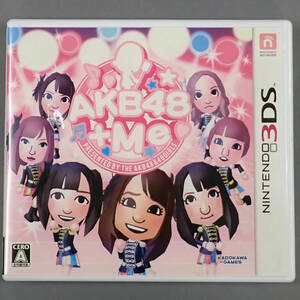 【3DS】 AKB48＋Me　中古品　パッケージ日焼け　ケース穴あり　動作未確認