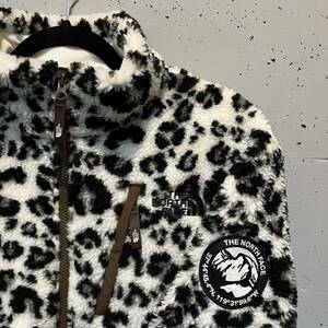 【韓国限定】 THE NORTH FACE ノースフェイス NOVELTY RIMO FLEECE JACKET リモフリースジャケット M アウター NJ4FN51L もこもこ ヒョウ柄