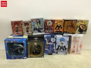 1円〜 同梱不可 ジャンク Q posekt等 NARUTO、Re:ゼロから始める異世界生活、鬼滅の刃