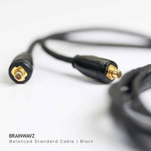 Brainwavz Audio Earphone Cable 2.5mm Balanced MMCX 1.3m Black 新品