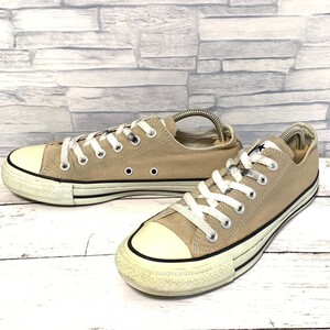 R6766bL CONVERSE コンバース ALL STAR キャンバスオールスターカラーズ OX ベージュ レディース 24.5cm ローカットスニーカー 1CL129