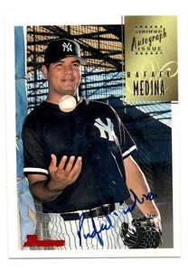 MLB 1997 Bowman Certified Blue Ink Autograph Rafael Medina ラファエル・メディナ 直筆サイン　新品ミント状態品