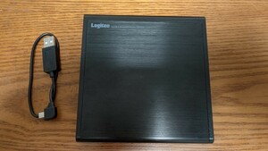 《送料込み》Logitec ポータブルDVDドライブ LDR-PMJ8U2LBK 外付け