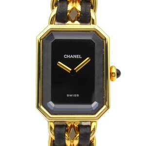 シャネル プルミエールM ブランドオフ CHANEL GP（ゴールドメッキ） 腕時計 GP/革 中古 レディース