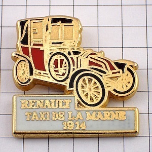 ピンバッジ・ルノーの車1914年 RENAULT FRANCE◆フランス限定ピンズ◆レアなヴィンテージものピンバッチ