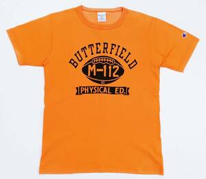 美品！USA製！トリコタグ！Champion T1011 チャンピオン ティーテンイレブン BUTTER FIELD M-112 80 カレッジTシャツ(M相当)価格12000円