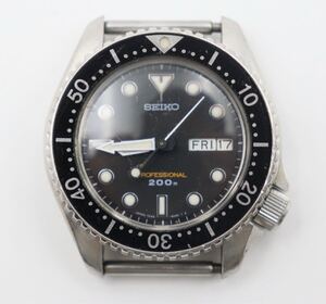 セイコー/SEIKO/プロフェッショナル 200m/7C43-6011/ダイバー/デイデイト/メンズ/クォーツ/電池交換済み