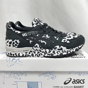 27.5cm 新品 コムデギャルソン × アシックス コラボ スニーカー GEL LYTE ゲルライト GELLYTE 黒 シューズ COMME des GARCONS SHIRT ASICS