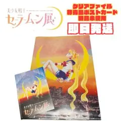 【廃盤品】新品未使用セーラームーン展 クリアファイル&ポストカードセット