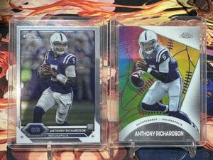 2023 Topps Composite ANTHONY RICHARDSON Chrome 2枚セット NFL QB