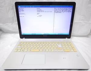 SONY SVF152C1JN Core i5-3337U 4GB HDD無し