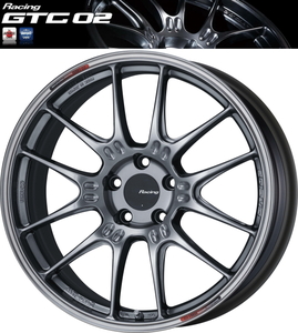 納期注意 業販品 直送品 ENKEI Racing GTC02 17インチ 8.5J+40 5-112 66.5φ HS(シルバー) ホイール 4本 (個人宅)個人名での注文不可