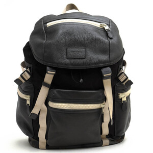 COACH コーチ リュック F56876 Terrain Trek Pack 42 In Tech Nylon テレイン トレックパック ペブルドレザー 牛革 ノートPC収納可 迷彩・