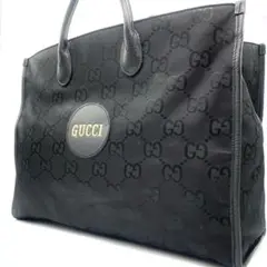 極美品✨GUCCI ショルダーバッグ 2way オフザグリッド レザー ブラック