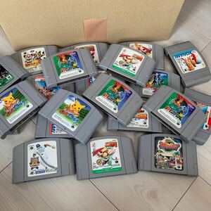 ニンテンドー64　ソフト　まとめ売り　７8本　大量 動作未確認　未チェック　ジャンク品 任天堂　ゲームソフト NINTENDO 64